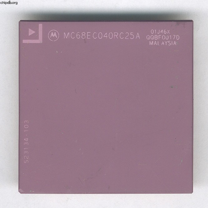 Motorola MC68EC040RC25A