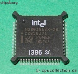Intel NG80386SX-20 low power