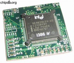 Intel NG80386SX-25 LOW POWER