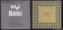 Intel A80486DX-33 SX419 no DX logo