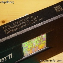 Intel Pentium II 80524PY400512 Q567 ES